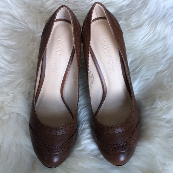 NIB Colin Stuart brogue style career pumps - Picture 2 of 5